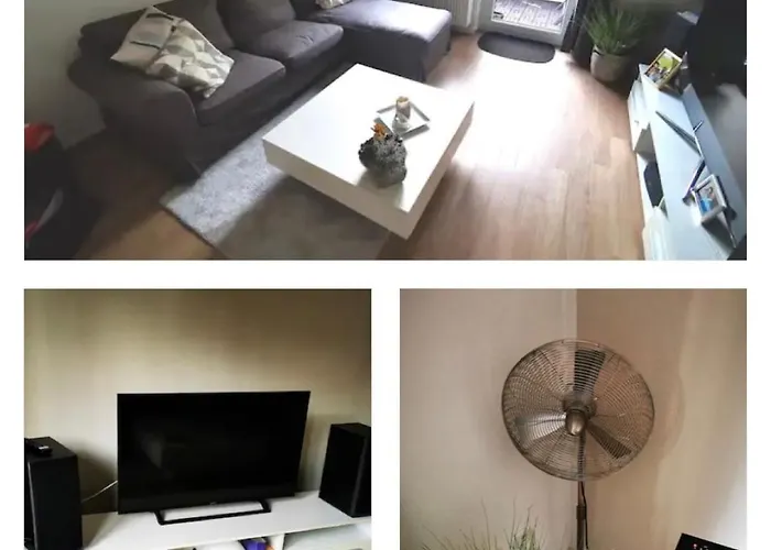 GREENSUN-HOMES Messe, Flughafen und Zentrums nah, Ruhig, Modern, schnelles WLAN, Balkon und Küche, freies Parken, 4 Schlafplätze möglich